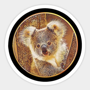 Koala safe Australia Sticker